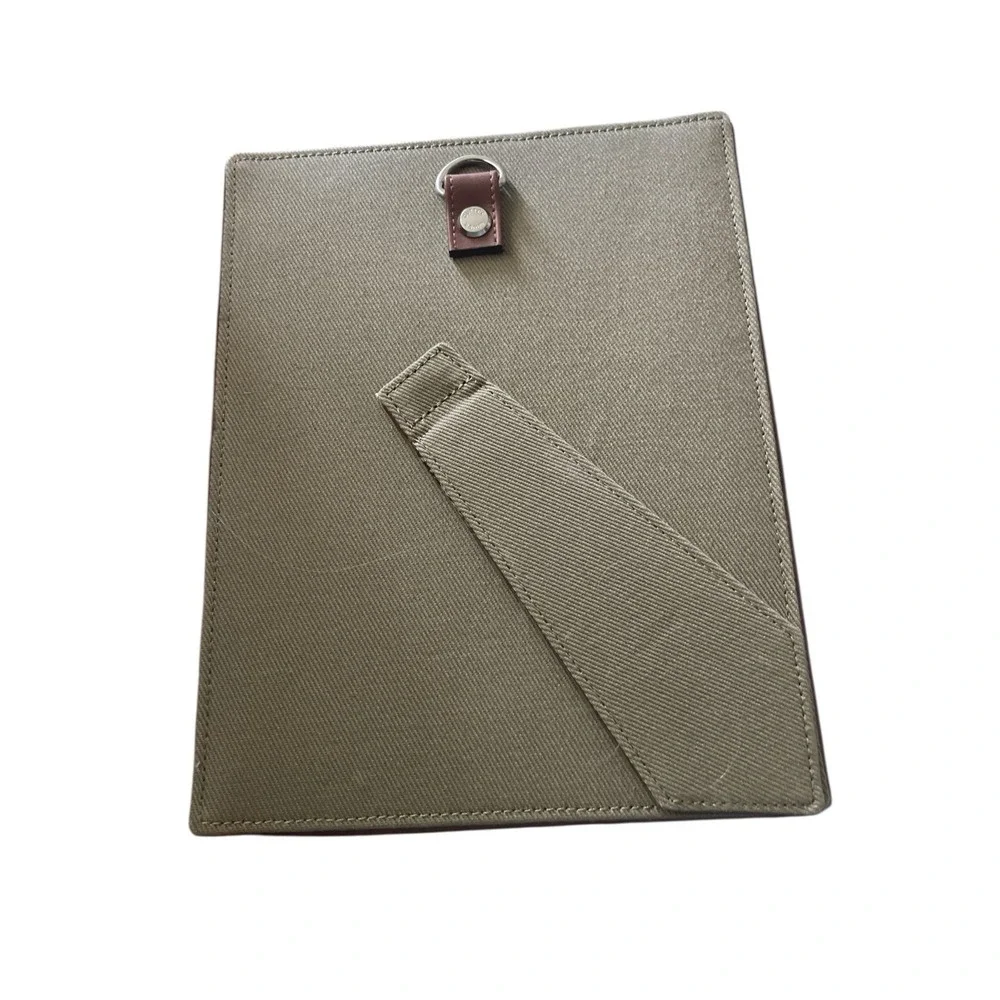Cutter & Buck Brown‎ Leather Snap Photo Frame 9.5x7.5 Outside And Holds 4x6